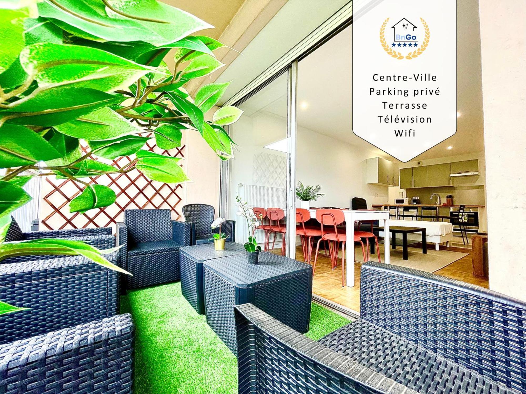 Bngo I Le Spacieux I 3 Chambres, 2 Salles De Bain, Parking Prive Gratuit, 8 Personnes, Vieux Hypercentre Appartement